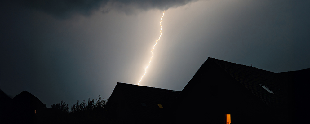 Lightning storm