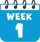 Calendar icon - Week 1