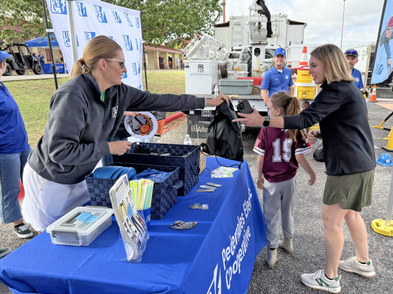 Photo of PEC employees and members at Ready As One fair.