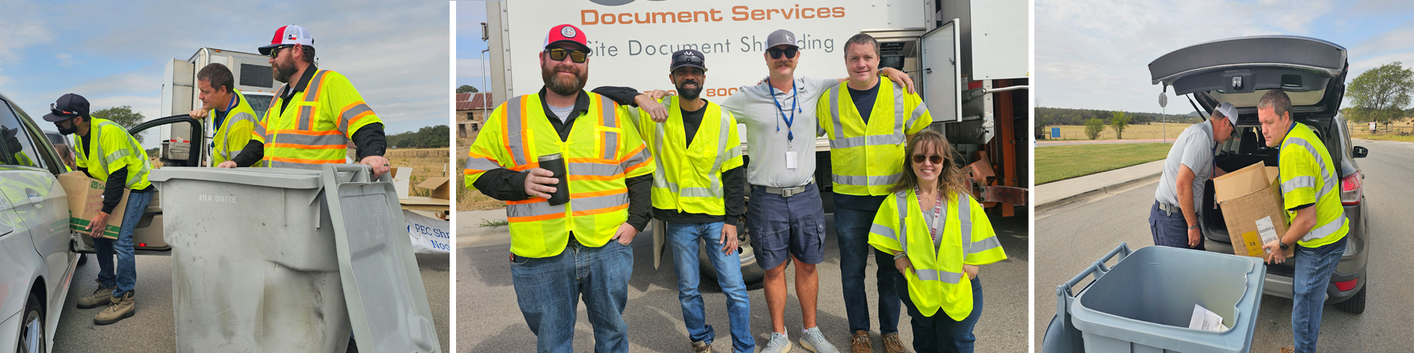 PEC shred team in Marble Falls