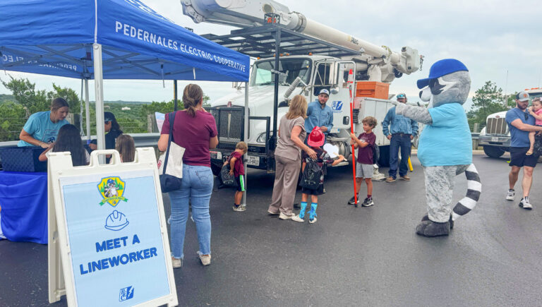 Photo of "Meet a Lineman" event