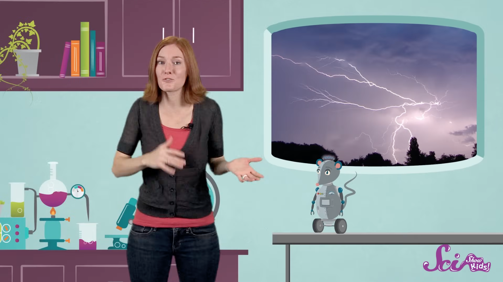 What causes thunder and lightning?