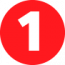 Number 1 icon